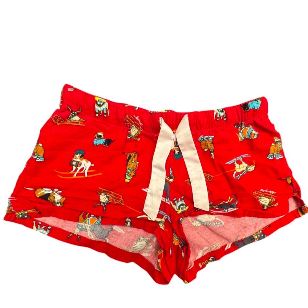 Old Navy Winter Puppy Pj Shorts | Medium